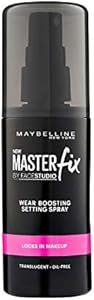 Maybelline New York Facestudio Master Fix Wear-Boosting Setting Spray, Translucent, 3.4 fl. oz. MAYBELLINE