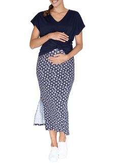 Облегающая юбка макси для беременных Angel Maternity