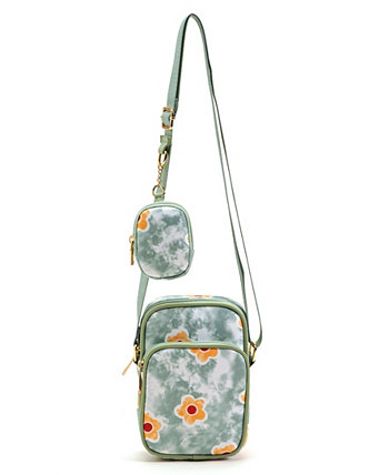 Мини-сумка через плечо Siesta с цветочным принтом LIKE DREAMS