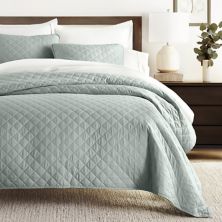 Home Collection All Season Diamond Quilt Set with Shams Home Collection