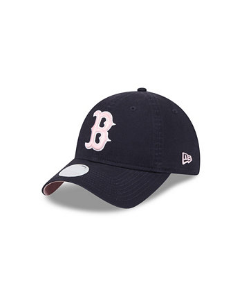 Women's Navy Boston Red Sox 2024 Mother's Day 9TWENTY Adjustable Hat New Era