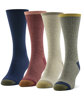 Women's 4-Pk. Shimmer Tweed Crew Socks Gold Toe