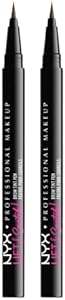 NYX PROFESSIONAL MAKEUP Lift & Snatch Eyebrow Tint Pen, Ash Brown (Pack Of 2) Nyx