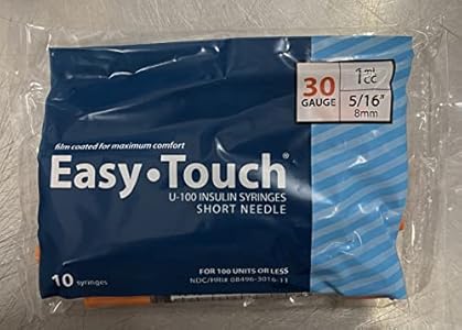 EasyTouch, 30G - 1cc/mL - 5/16" U-100 (.3cc/mL) Easy Touch