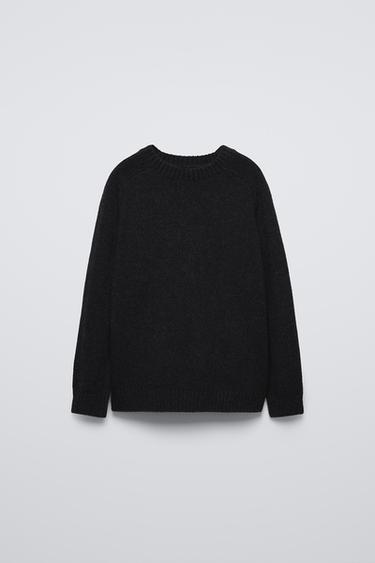 WOOL BLEND KNIT SWEATER ZARA