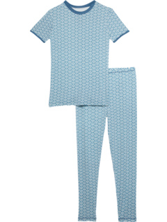 Пижамный комплект с короткими рукавами (для больших детей) KicKee Pants