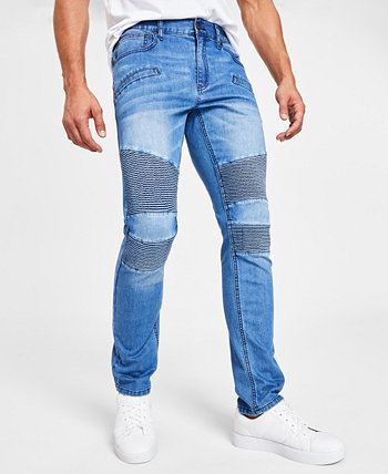 Мужские джинсы Herbie Skinny Fit Moto, созданные для Macy's INC International Concepts