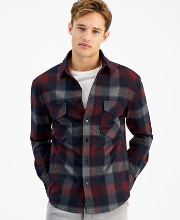 Men's Canyon Plaid Flannel Shirt CRWTH