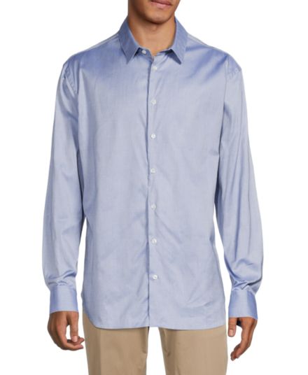 Solid Long Sleeve Shirt Giorgio Armani