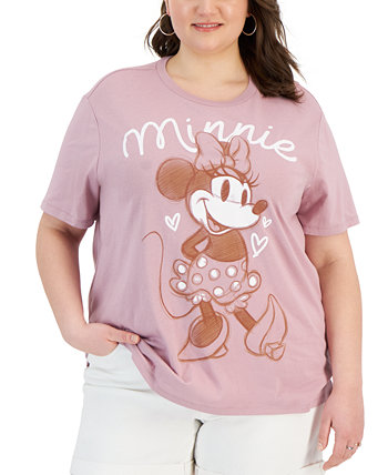 Модная футболка больших размеров с рисунком Минни Disney