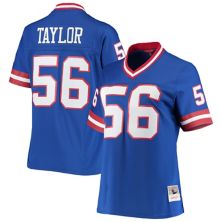 Женская футболка Mitchell & Ness Lawrence Taylor Royal New York Giants 1986 Legacy Replica Mitchell & Ness