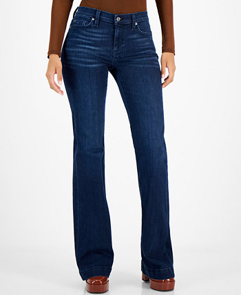 Женские расклешенные джинсы Dojo со средней посадкой 7 For All Mankind