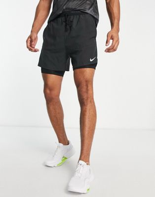 Черные гибридные шорты Nike Running Dri-FIT Nike Running