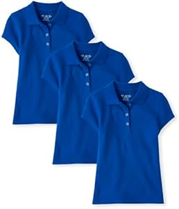 The Children's Place Girls' Multipack Short Sleeve Pique Polos The Children"s Place