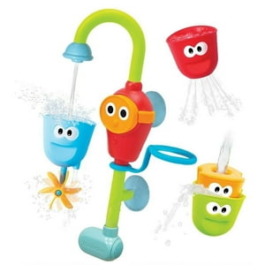 Yookidoo Baby Bath Toy - Flow N Fill Spout - Three Stackable Cups and Automated Spout by Yookidoo Visit the Yookidoo Store