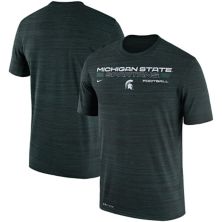 Мужская футболка Nike Green Michigan State Spartans Velocity Legend Space-Dye Performance Nike