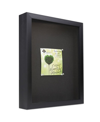 Рамка Shadow Box с льняной выставочной панелью, 11 x 14 дюймов Lawrence Frames