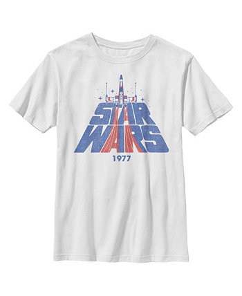 Boy's Star Wars: A New Hope Retro X-Wing Fighter  Child T-Shirt Disney Lucasfilm