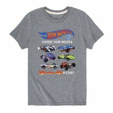 Футболка Hot Wheels для мальчиков 8–20 – выберите свою футболку с изображением гонщика Hot Wheels