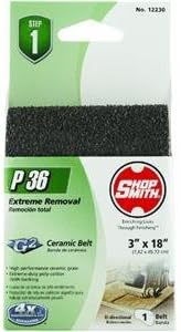 Shopsmith 18 in. L x 3 in. W Ceramic Sanding Belt 36 Grit Coarse 1 pc. Ali Industries Inc