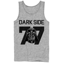 Men's Star Wars Dark Side 77 Varsity Graphic Tank Top Star Wars