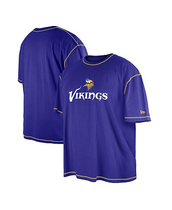 Мужская фиолетовая футболка с принтом Minnesota Vikings Third Down Big and Tall Puff New Era