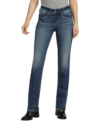 Женские зауженные джинсы Suki со средней посадкой Bootcut Silver Jeans Co.