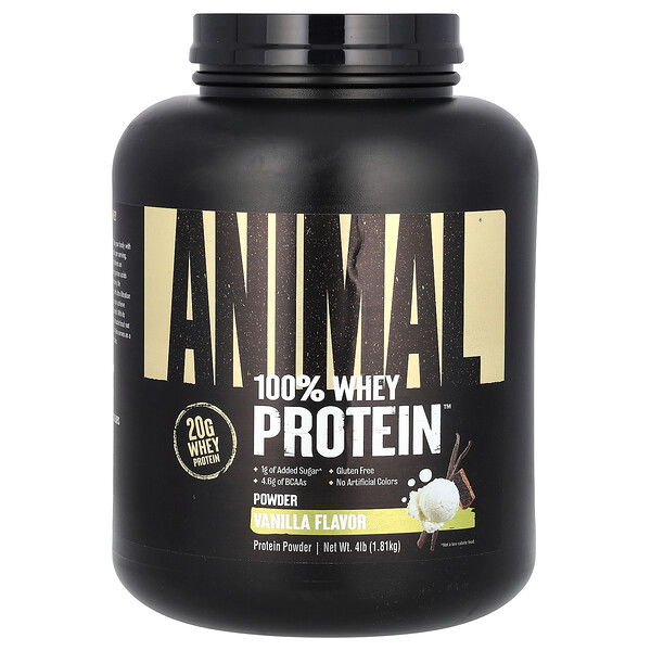 Animal 100% Whey Protein, Классическая ваниль - 1.81 кг - Animal Animal
