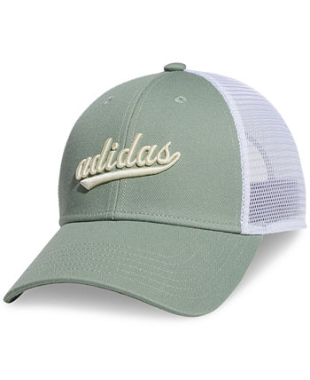 Женская кепка Trucker из сетки с вышитым логотипом Adidas
