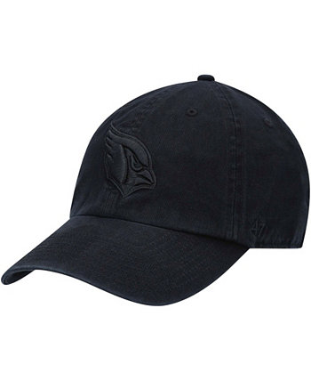 Мужская черная регулируемая шапка в тон Arizona Cardinals Team '47 Brand