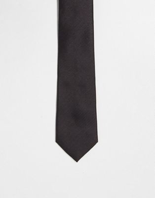 Стандартный шоколадный галстук ASOS DESIGN ASOS DESIGN
