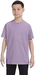 Hanes Youth Authentic-T T-Shirt,LAVENDER,M Hanes