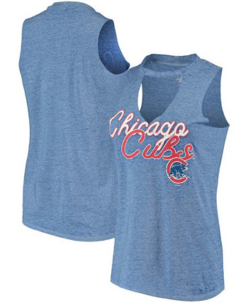 Женская майка-чокер с воротником-стойкой Royal Chicago Cubs Loyalty Concepts Sport