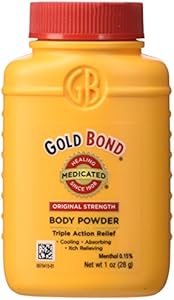 Gold Bond Medicated Body Powder Original Strength, 1 Ounce Gold Bond