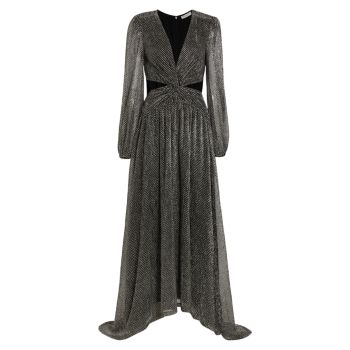 Lebron Twisted Cut Out Gown Ramy Brook