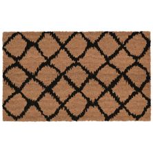 Liora Manne Natura Ikat Решетчатый коврик из кокосового волокна для дома и улицы — 18 x 30 дюймов Liora Manne