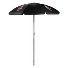 Портативный пляжный зонт Picnic Time Wisconsin Badgers Unbranded