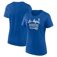 Women's Fanatics Branded Royal Los Angeles Dodgers Logo T-Shirt Fanatics
