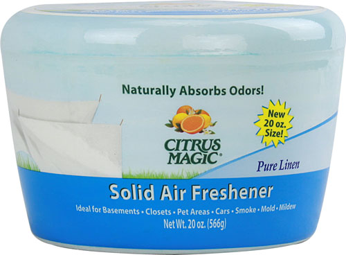 Citrus Magic Odor Absorbing Твердый освежитель воздуха Pure Linen -- 20 унций Citrus Magic