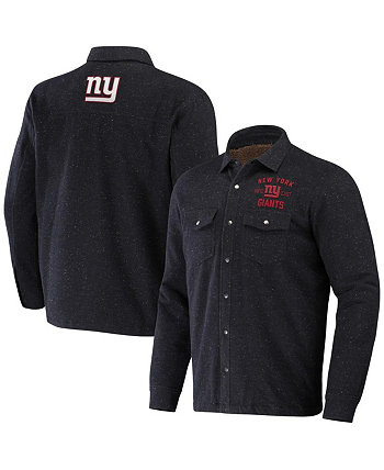 Мужская куртка NFL x Darius Rucker от Charcoal New York Giants Shacket на кнопках Fanatics