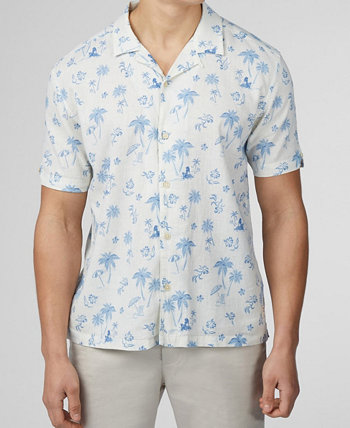 Men's Resort Print Short Sleeve Shirt Ben Sherman
