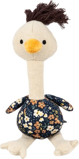 Harry Barker Floral Print Ostrich Plush Dog Toy Harry Barker