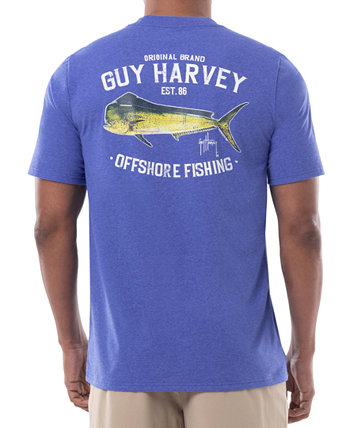 Мужская футболка с логотипом Threadcycled™ Offshore Fishing Logo Guy Harvey