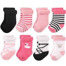 Хлопковые носки Hudson для новорожденных девочек и махровые носки, лебедь Hudson Baby