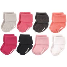 Носки Hudson для новорожденных девочек, хлопковые, махровые, розовые и черные Hudson Baby
