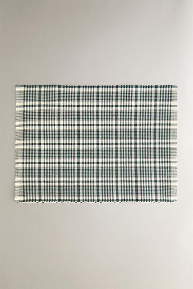 SET OF CHECK CHRISTMAS PLACEMATS (SET OF 2) Zara Home