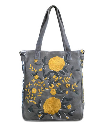 Женская сумка-тоут Flora Soul с ручной вышивкой Old Trend