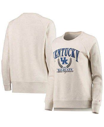 Женский пуловер с реглан овсяного цвета Kentucky Wildcats Academy League Collegiate Wear