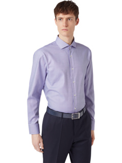 Хлопковая классическая рубашка Mark Slim Fit от BOSS BOSS Hugo Boss
