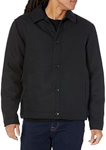 Amazon Essentials Men's Wool Short Jacket (Available in Big & Tall) Amazon Essentials